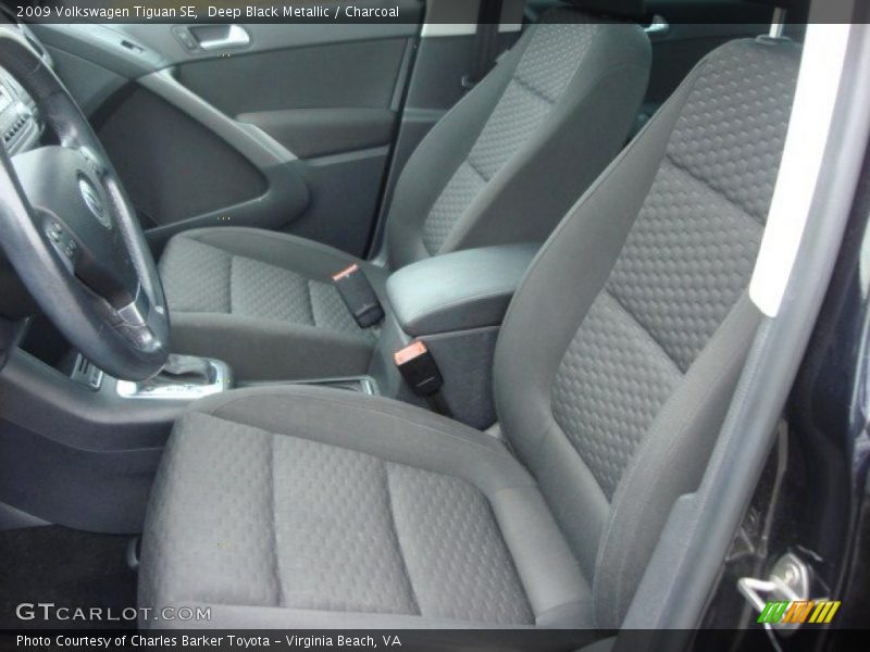 Deep Black Metallic / Charcoal 2009 Volkswagen Tiguan SE