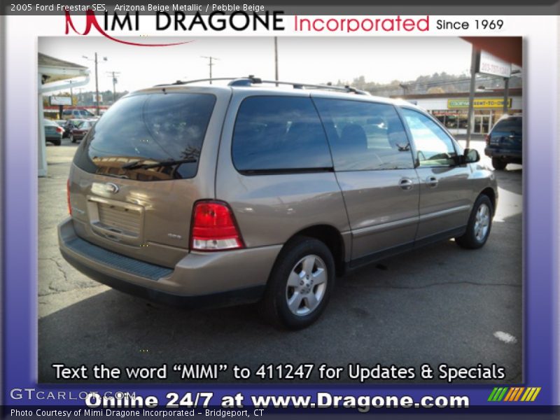 Arizona Beige Metallic / Pebble Beige 2005 Ford Freestar SES