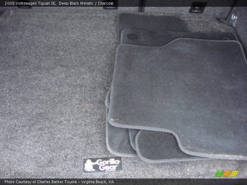 Deep Black Metallic / Charcoal 2009 Volkswagen Tiguan SE