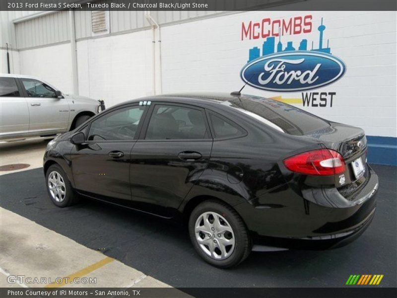 Tuxedo Black / Charcoal Black/Light Stone 2013 Ford Fiesta S Sedan