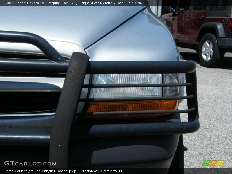 Bright Silver Metallic / Dark Slate Gray 2003 Dodge Dakota SXT Regular Cab 4x4