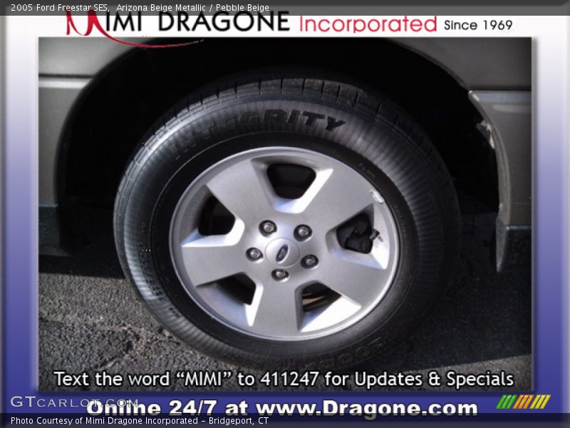 Arizona Beige Metallic / Pebble Beige 2005 Ford Freestar SES
