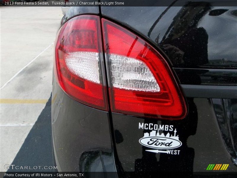 Tuxedo Black / Charcoal Black/Light Stone 2013 Ford Fiesta S Sedan