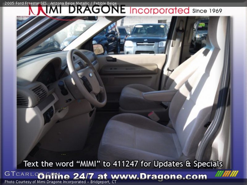 Arizona Beige Metallic / Pebble Beige 2005 Ford Freestar SES