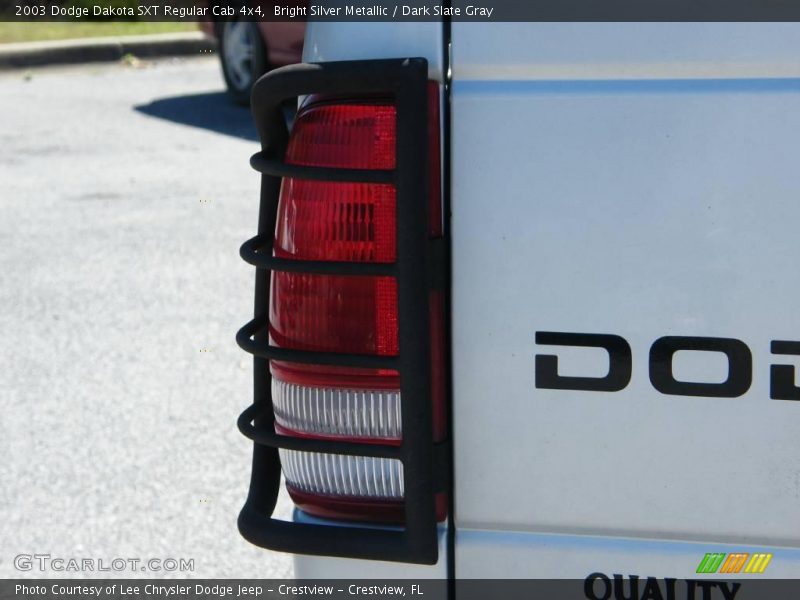 Bright Silver Metallic / Dark Slate Gray 2003 Dodge Dakota SXT Regular Cab 4x4