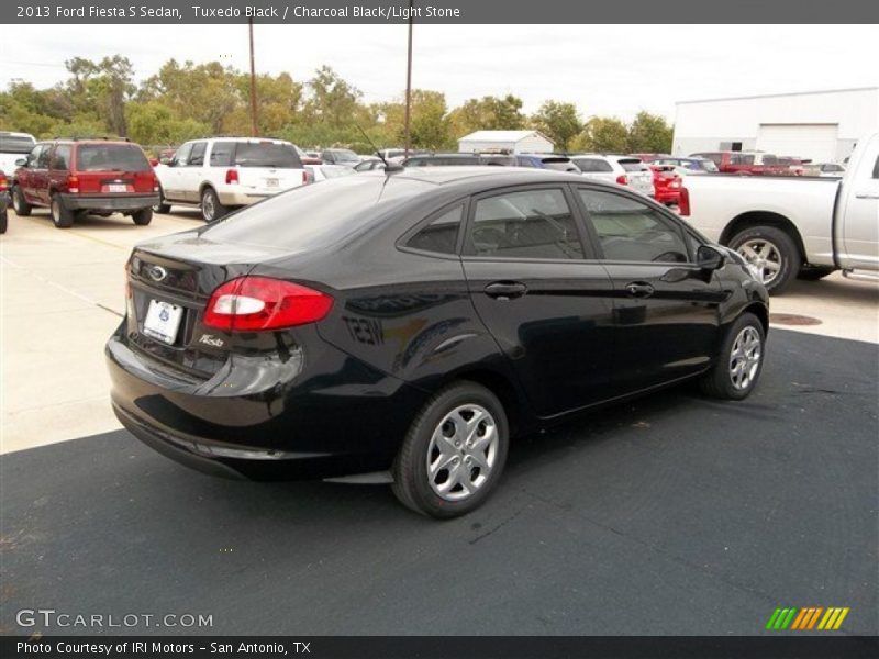 Tuxedo Black / Charcoal Black/Light Stone 2013 Ford Fiesta S Sedan