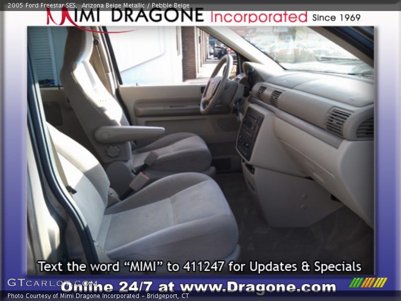 Arizona Beige Metallic / Pebble Beige 2005 Ford Freestar SES
