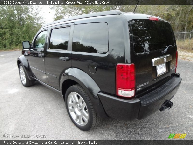 Brilliant Black Crystal Pearl / Dark Slate Gray 2010 Dodge Nitro Detonator