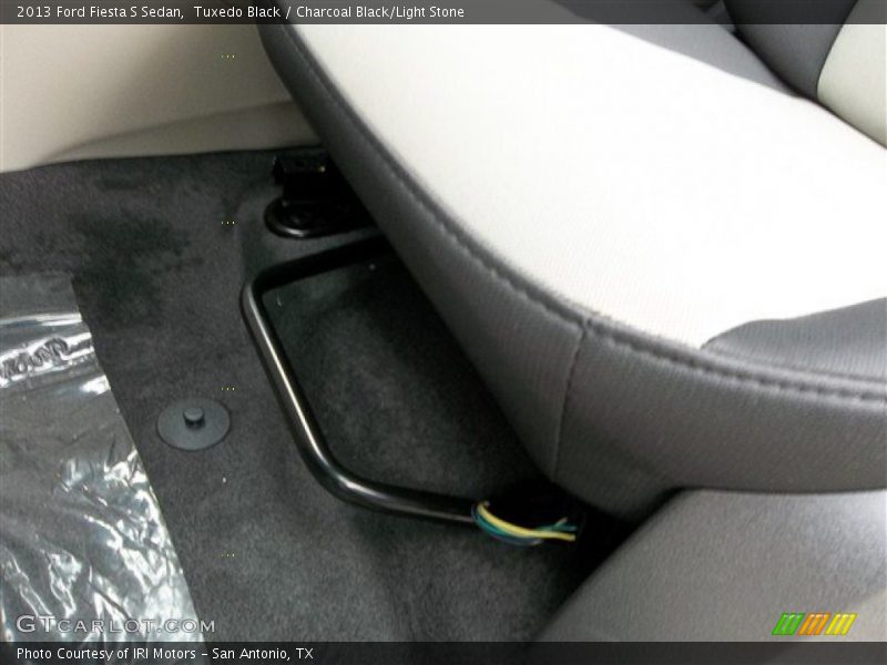 Tuxedo Black / Charcoal Black/Light Stone 2013 Ford Fiesta S Sedan