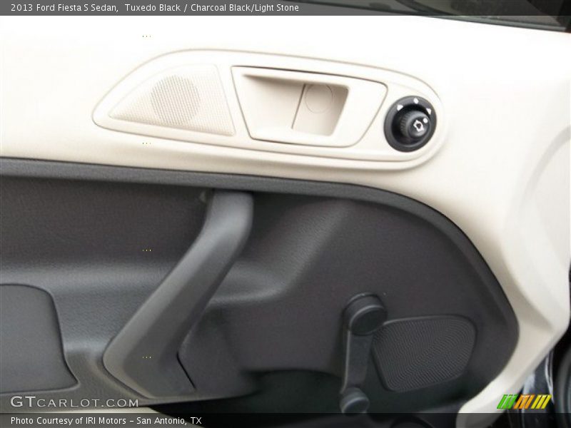 Tuxedo Black / Charcoal Black/Light Stone 2013 Ford Fiesta S Sedan