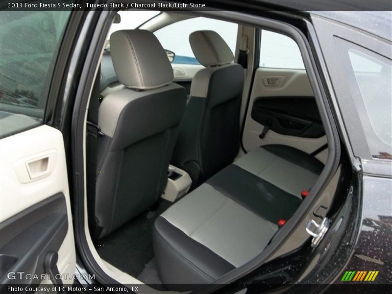 Tuxedo Black / Charcoal Black/Light Stone 2013 Ford Fiesta S Sedan