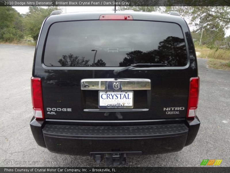 Brilliant Black Crystal Pearl / Dark Slate Gray 2010 Dodge Nitro Detonator