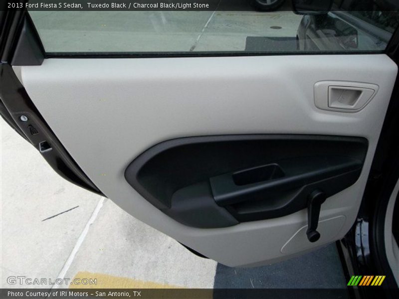 Tuxedo Black / Charcoal Black/Light Stone 2013 Ford Fiesta S Sedan
