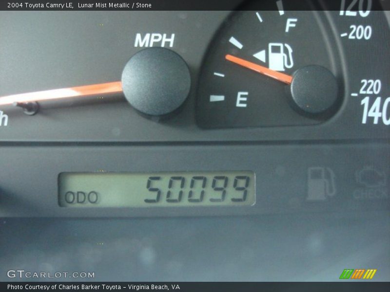 Lunar Mist Metallic / Stone 2004 Toyota Camry LE