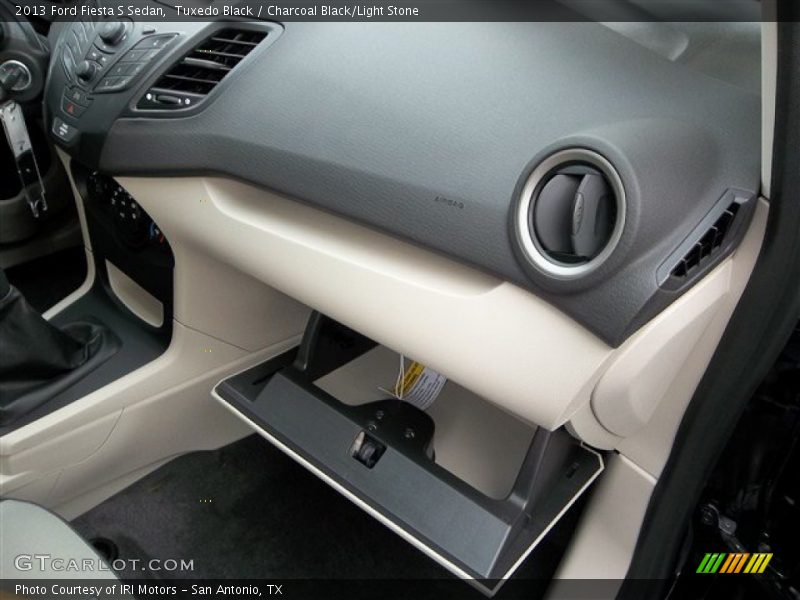 Tuxedo Black / Charcoal Black/Light Stone 2013 Ford Fiesta S Sedan