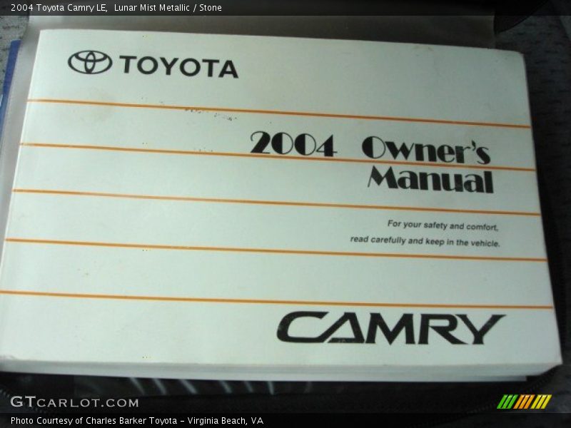 Lunar Mist Metallic / Stone 2004 Toyota Camry LE