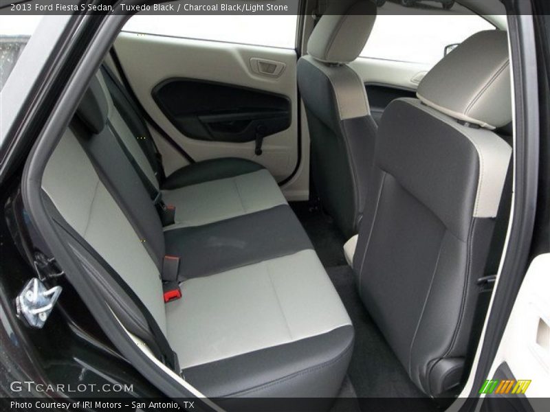 Tuxedo Black / Charcoal Black/Light Stone 2013 Ford Fiesta S Sedan