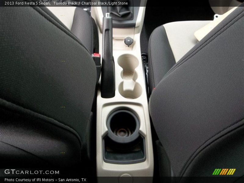 Tuxedo Black / Charcoal Black/Light Stone 2013 Ford Fiesta S Sedan