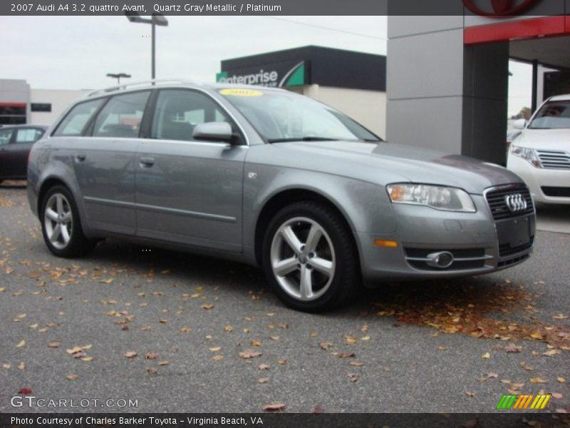 Quartz Gray Metallic / Platinum 2007 Audi A4 3.2 quattro Avant