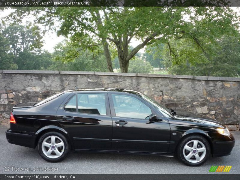 Black / Granite Gray 2004 Saab 9-5 Arc Sedan