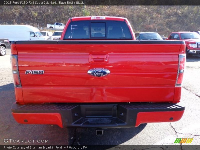 Race Red / Black 2013 Ford F150 FX4 SuperCab 4x4