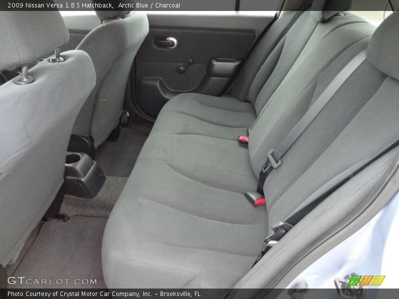 Arctic Blue / Charcoal 2009 Nissan Versa 1.8 S Hatchback