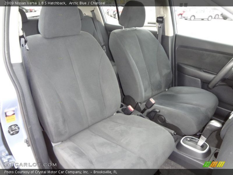 Arctic Blue / Charcoal 2009 Nissan Versa 1.8 S Hatchback