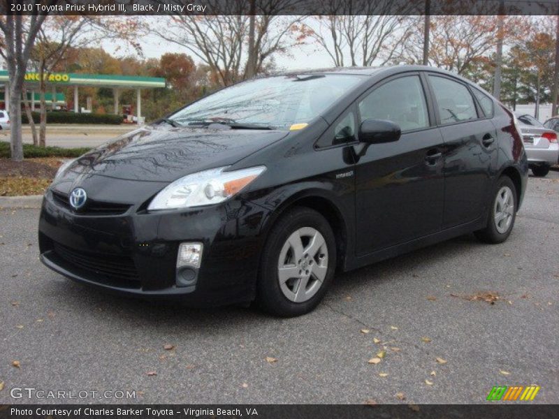 Black / Misty Gray 2010 Toyota Prius Hybrid III