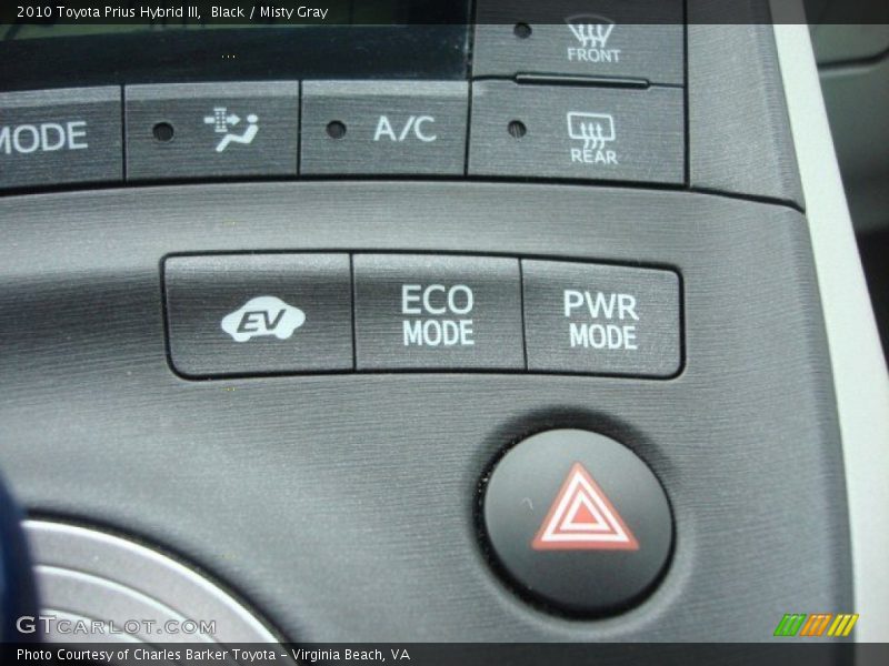 Black / Misty Gray 2010 Toyota Prius Hybrid III