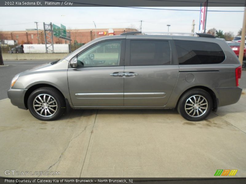 Platinum / Gray 2012 Kia Sedona EX