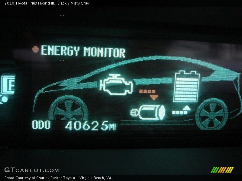 Black / Misty Gray 2010 Toyota Prius Hybrid III