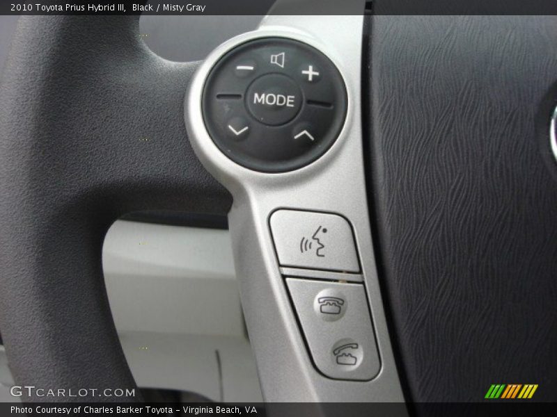 Black / Misty Gray 2010 Toyota Prius Hybrid III