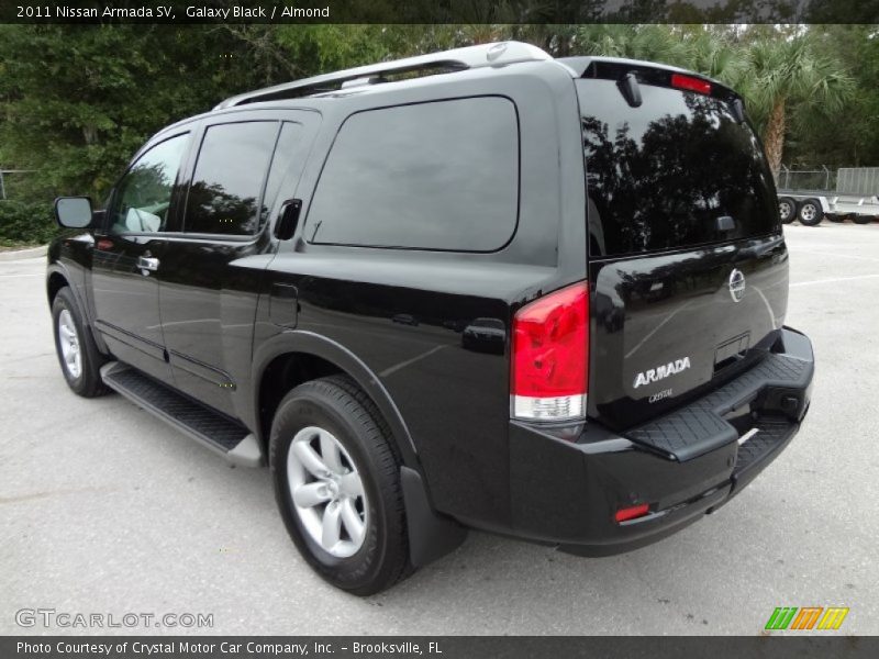Galaxy Black / Almond 2011 Nissan Armada SV