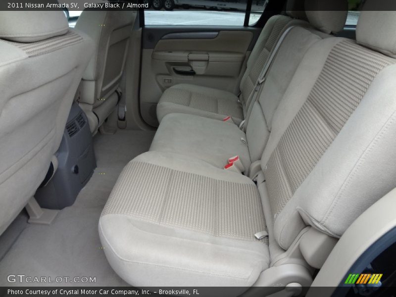 Rear Seat of 2011 Armada SV