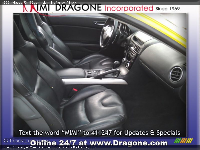 Lightning Yellow / Black 2004 Mazda RX-8 Sport