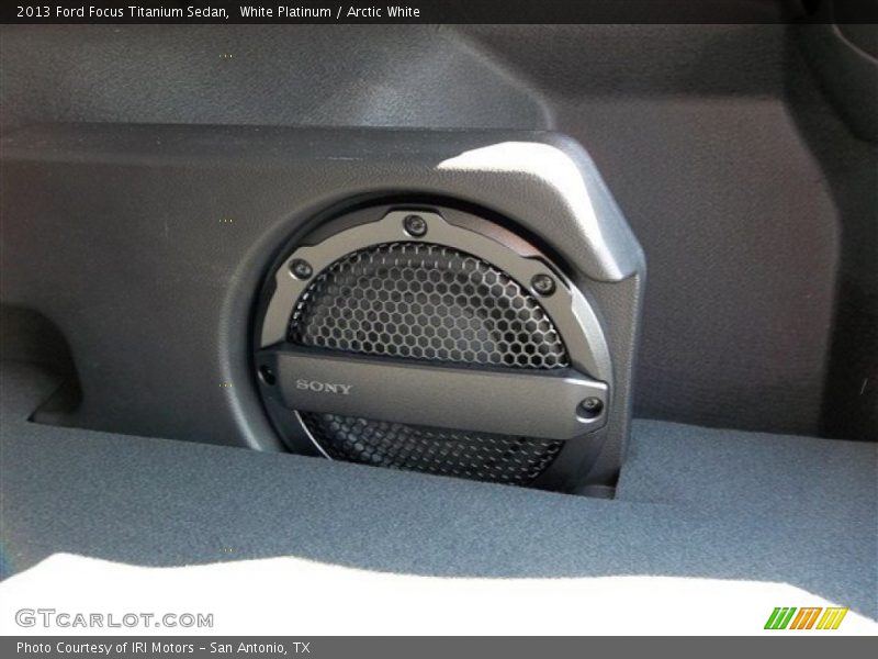 White Platinum / Arctic White 2013 Ford Focus Titanium Sedan