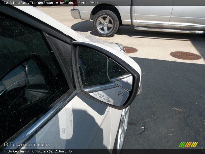 White Platinum / Arctic White 2013 Ford Focus Titanium Sedan