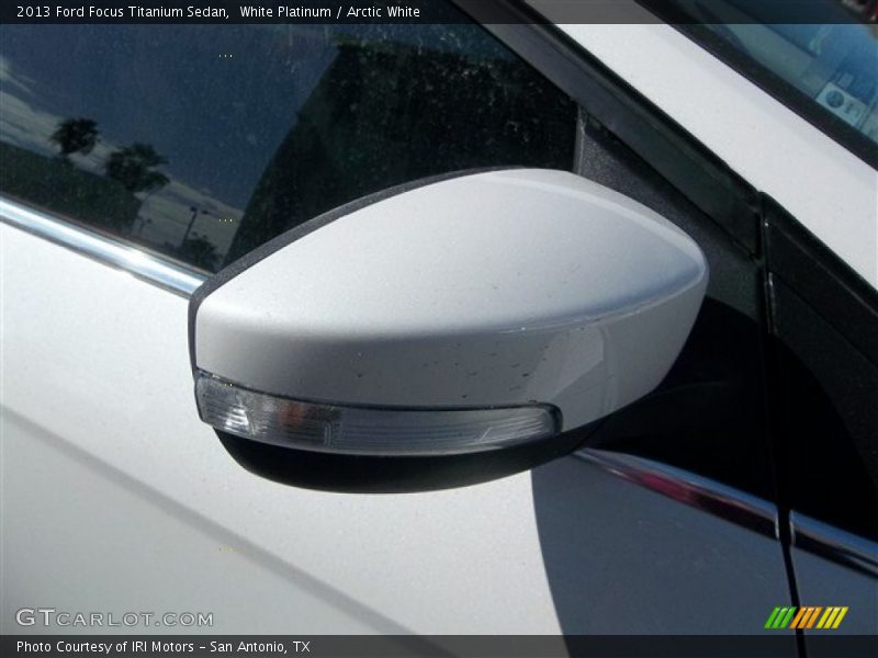 White Platinum / Arctic White 2013 Ford Focus Titanium Sedan