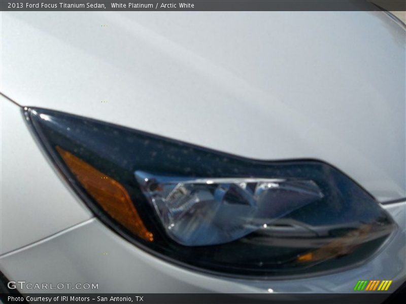 White Platinum / Arctic White 2013 Ford Focus Titanium Sedan