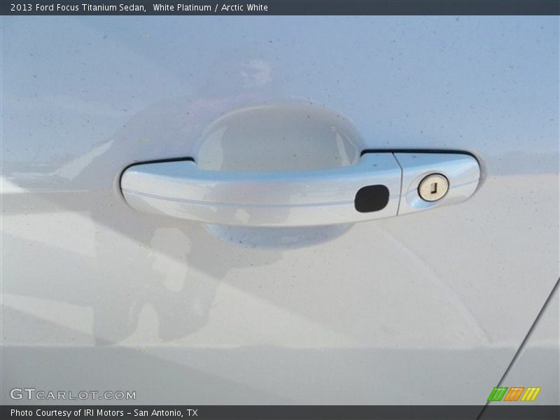 White Platinum / Arctic White 2013 Ford Focus Titanium Sedan