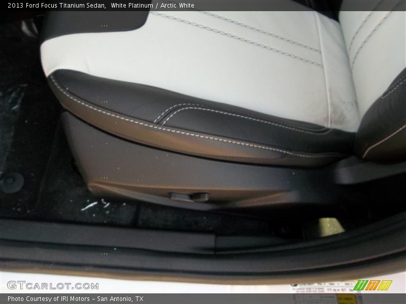 White Platinum / Arctic White 2013 Ford Focus Titanium Sedan