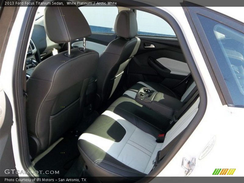 White Platinum / Arctic White 2013 Ford Focus Titanium Sedan