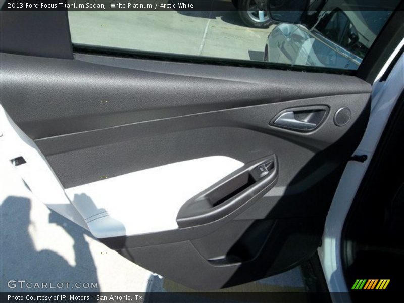 White Platinum / Arctic White 2013 Ford Focus Titanium Sedan