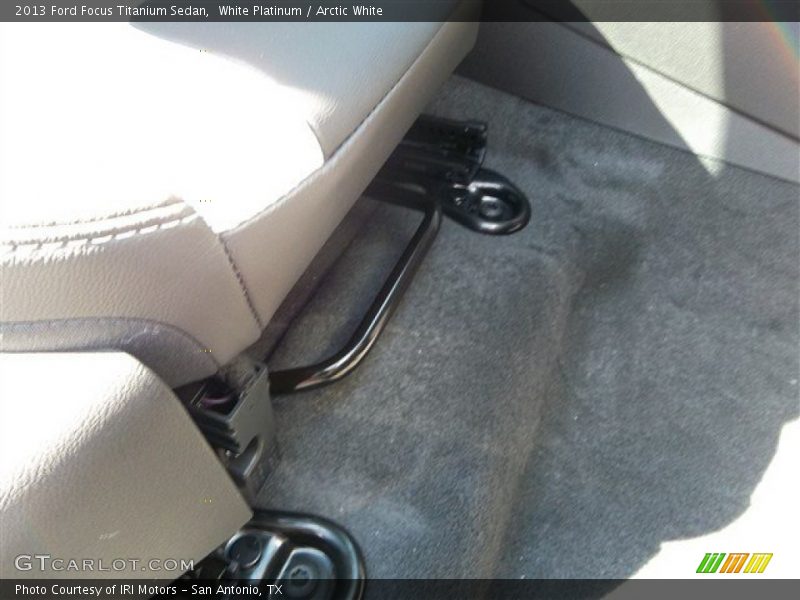 White Platinum / Arctic White 2013 Ford Focus Titanium Sedan