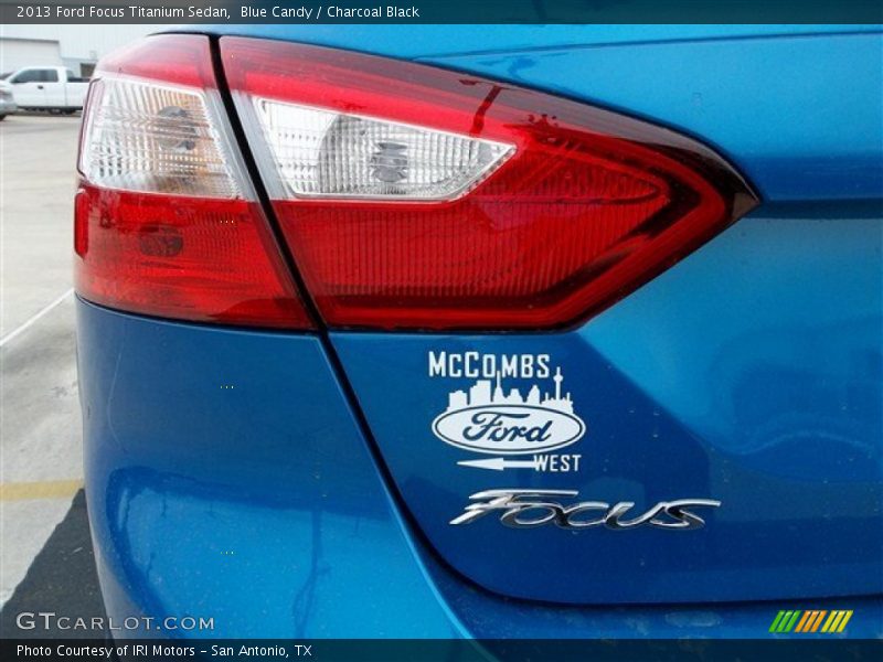 Blue Candy / Charcoal Black 2013 Ford Focus Titanium Sedan