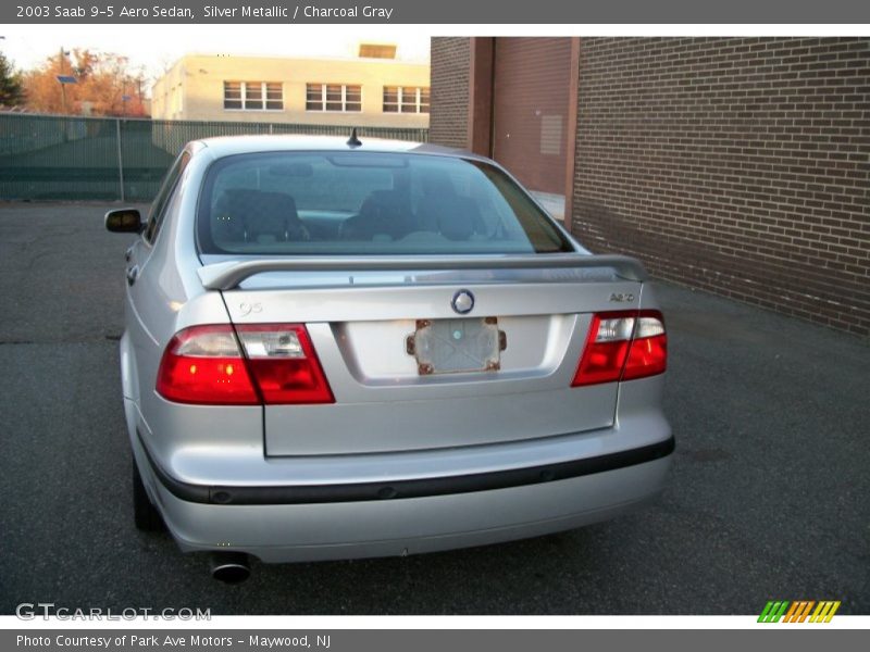 Silver Metallic / Charcoal Gray 2003 Saab 9-5 Aero Sedan