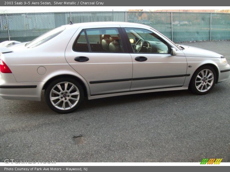 Silver Metallic / Charcoal Gray 2003 Saab 9-5 Aero Sedan