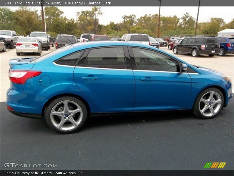 2013 Focus Titanium Sedan Blue Candy