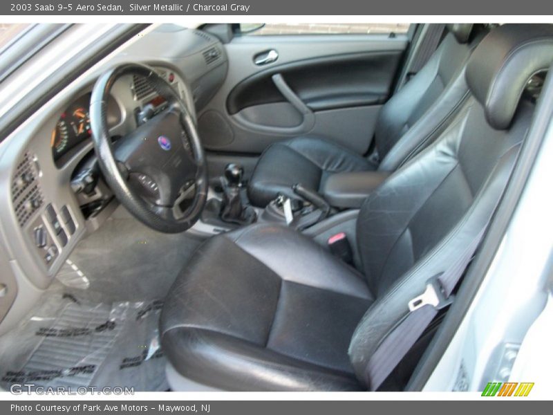  2003 9-5 Aero Sedan Charcoal Gray Interior