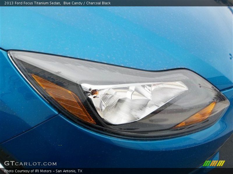 Blue Candy / Charcoal Black 2013 Ford Focus Titanium Sedan